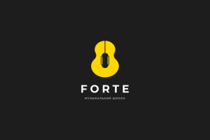 Логотип музыкальной школы "Forte"