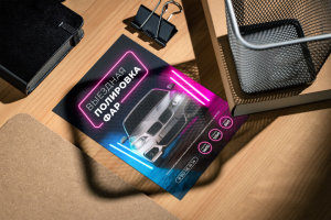 Листовка "Полировка фар"