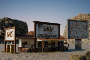 Заброшенная заправка