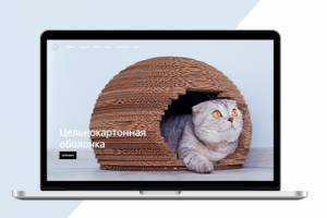 Лендинг по продаже домиков для котов