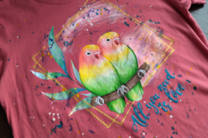 Роспись футболки