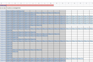 Наполнение таблицы с товарами