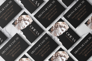 Визитки для школы искусств "Омела"