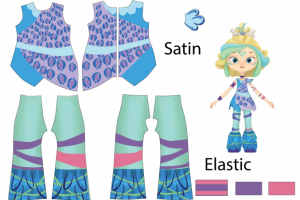 Разработка одежды персонажа Снежа Пещерная