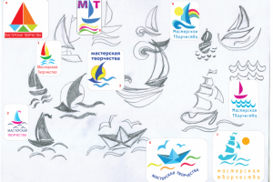 Логотип для серии детских книг "Творческая мастерская"