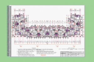 4х секционный дом - секция Б - вентиляция