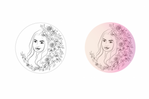 логотип для цветочного магазина