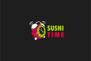 Логотип доставки суши и роллов