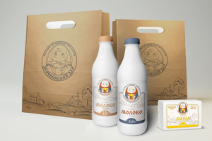 Фирменный стиль для производителя молочной продукции