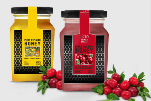 Вариант дизайна этикетки для экспортного меда