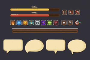 GUI элементы для игры