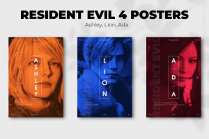 Серия плакатов "Resident Evil 4"