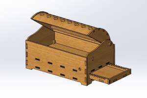 Шкатулка с секретной полкой