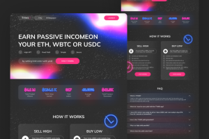 Редизайн Crypto лендинга