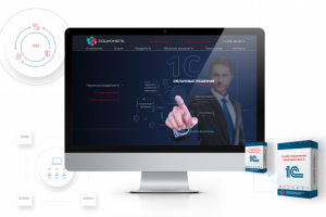 Корпоративный сайт официального партнера "1С"