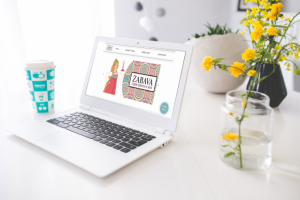 Landing page для сети салонов тепла и уюта Zabava