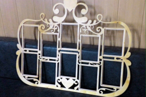 Свадебный реквизит План рассадки гостей из фанеры в виде рамки