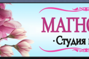 Утвержденный макет световой вывески