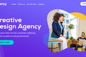 Верстка сайта для агентства