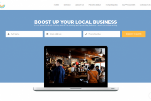 Верстка бизнес-сайта