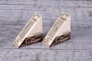 Разработка упаковки для сэндвича (дизайн заказчика)