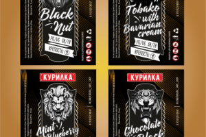 этикетка для жидкости