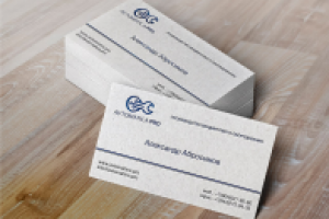 Разработка персональной визитки для директора венд. оборудования