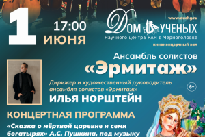 Афиша на концерт ансамбля