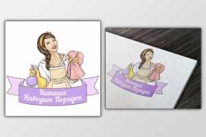 Логотип для клининговой компании