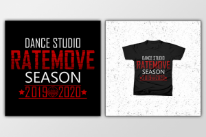 Разработка принта для производства футболки