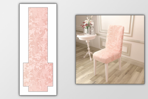 Разработка принта для производства чехла для стула