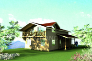 Проект деревянного дома из бруса