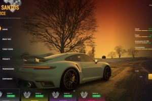 Интерфейс тюнинг ателье GTA V