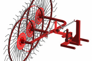 Грабли-ворошилка колёсно-пальцевая для мотоблока