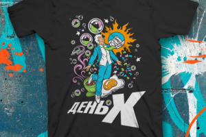 Имиджевый принт - иллюстрация песни для рок-группы