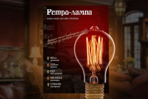 Карточка товара «Ретро-лампа»
