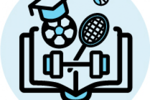 Векторная иконка «Спортивная школа»