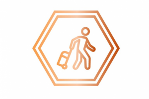 Векторная иконка «Путешественник»