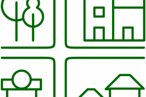 Векторная иконка «Районы»