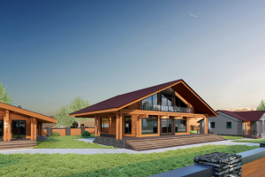 Визуализация коттеджа