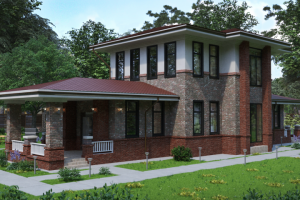 Визуализация коттеджа