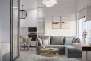 Визуализация гостинной