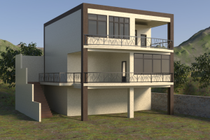 Визуализация фасад