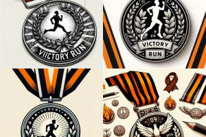 Концепт медали "Забег Победы"