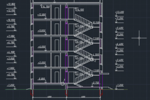 Разрез здания