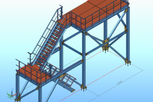 Проект внешней лестницы.