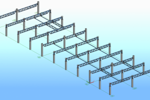 Проект ферм перекрытия. Масса металлоконструкций 35,7т, срок вып