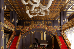 Визуализация интерьера стиль Rococo (Для Портфолио)