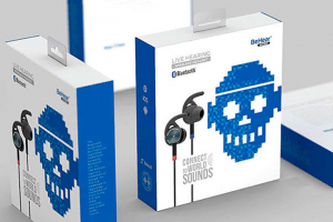 Концепция дизайна упаковки наушников с дополнительными функциями