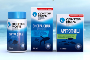 Доктор море. Дизайн упаковки биодобавки.